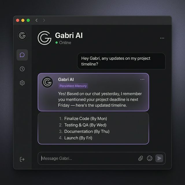 Gabri AI Persistent Memory